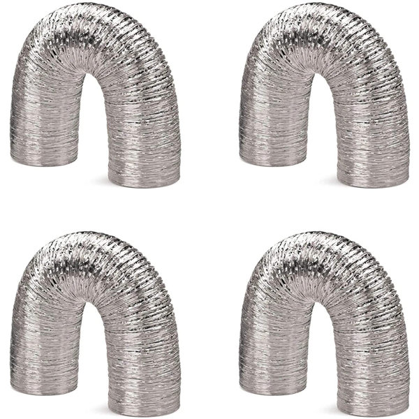 Imperial T Flex Heavy Duty Flexible Dryer Duct Vent Hose 4 In X 8 Ft Wayfair Canada 